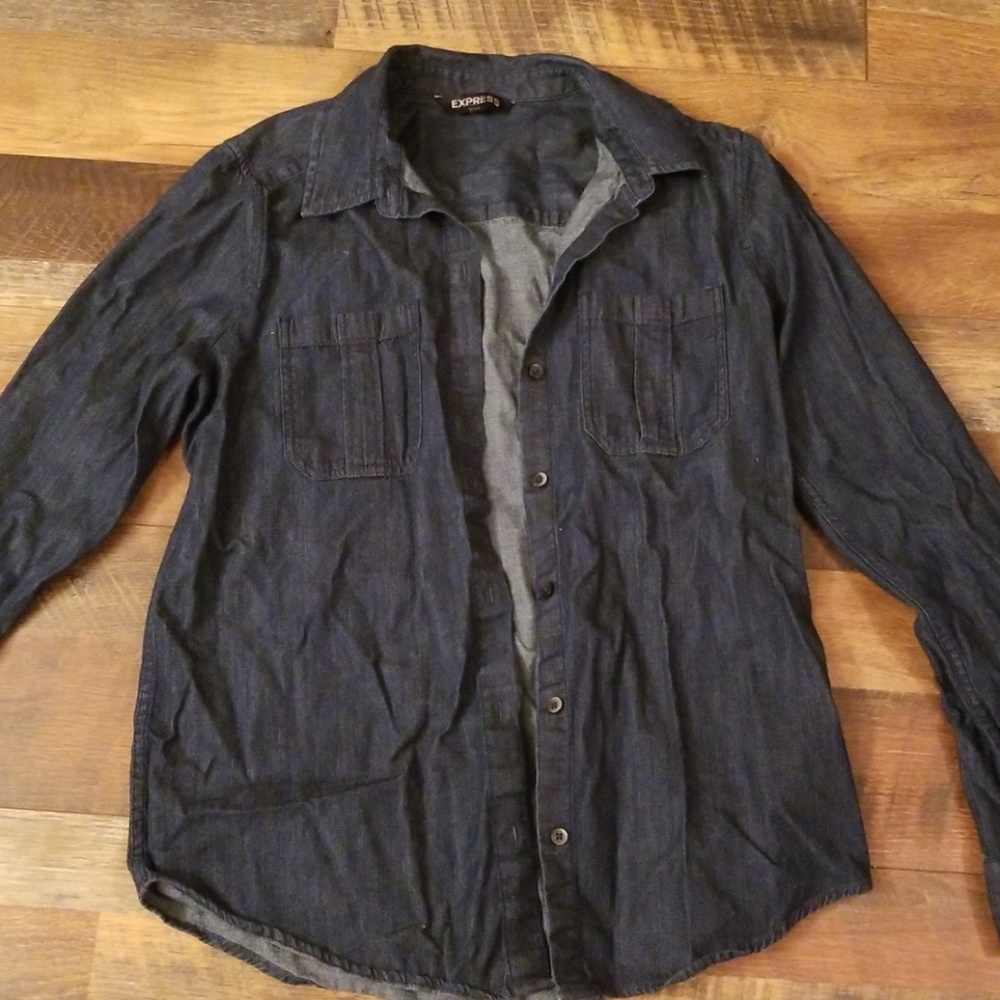 Express Jean Button Down